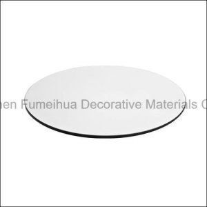 Low Cost Round White Compact Laminate Top